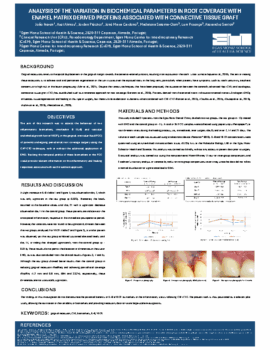 ANALYSIS OF THE VARIATION IN BIOCHEMICAL PARAMETERS IN ROOT COVERAGE WITH ENAMEL MATRIX DERIVED PROTEINS ASSOCIATED WITH CONNECTIVE TISSUE GRAFT